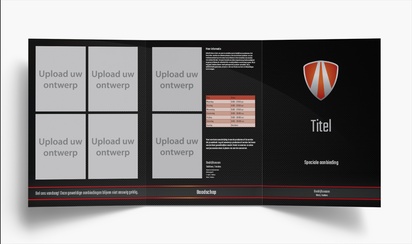 Voorvertoning ontwerp voor Ontwerpgalerij: Modern & Eenvoudig Folders, Drieluik A4 (210 x 297 mm)