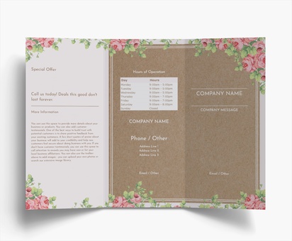 Design Preview for Design Gallery: Bags & Accessories Folded Leaflets, Tri-fold DL (99 x 210 mm)