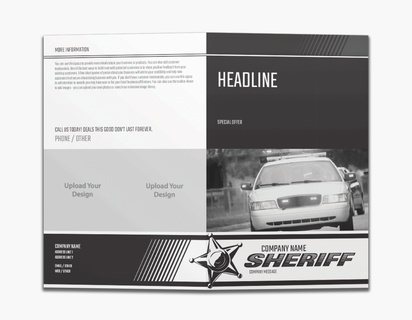 Design Preview for Design Gallery: Public Safety Custom Brochures, 8.5" x 11" Bi-fold