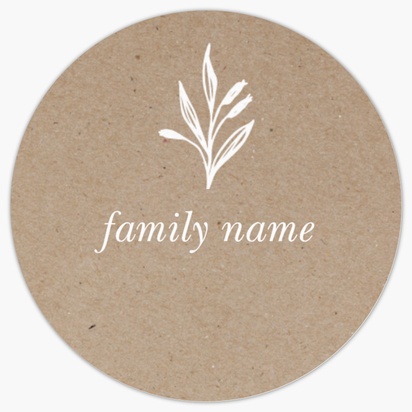 A artisan kraft paper brown gray design for Holiday