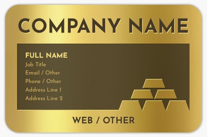 Design Preview for Design Gallery: Loan Officer Rounded Corner Business Cards, Rounded Standard (85 x 55 mm)