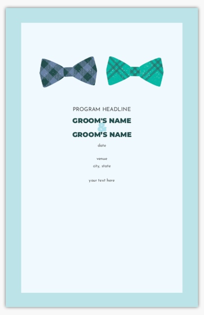 A lagre dato preppy gay marriage gray blue design for Wedding