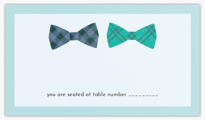 A bow ties zapisać daty gray blue design for Modern & Simple