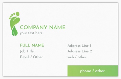 Design Preview for Design Gallery: Health & Wellness Ultra-Thick Business Cards, Standard (85 x 55 mm)