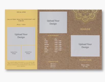 Design Preview for Design Gallery: Massage & Reflexology Custom Brochures, 8.5" x 14" Tri-fold