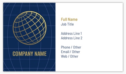 Design Preview for Law, Public Safety & Politics Ultra Thick Business Cards Templates