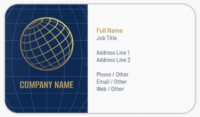 Design Preview for Design Gallery: Marketing & Communications Rounded Corner Business Cards, Standard (3.5" x 2")