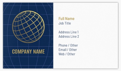Design Preview for Law, Public Safety & Politics Standard Business Cards Templates, Standard (3.5" x 2")