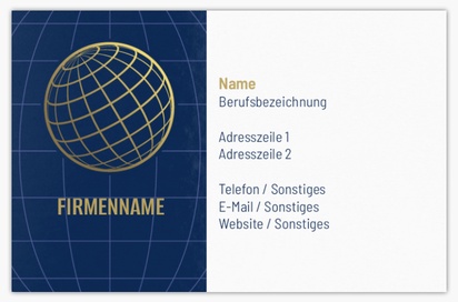 Designvorschau für Designgalerie: Extradicke Visitenkarten Informationstechnologie, Standard (85 x 55 mm)