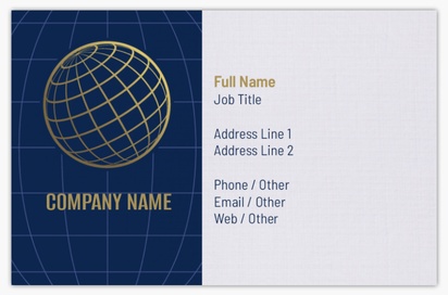 Design Preview for Design Gallery: Customer Service Linen Business Cards