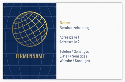 Designvorschau für Designgalerie: Visitenkarten Standardformat Informationstechnologie, Standard (85 x 55 mm)