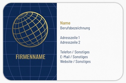 Designvorschau für Designgalerie: Visitenkarten mit abgerundeten Ecken Marketing & Kommunikation, Abgerundet Standard (85 x 55 mm)