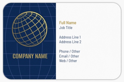 Design Preview for Design Gallery: Business Consulting Rounded Corner Business Cards, Rounded Standard (85 x 55 mm)