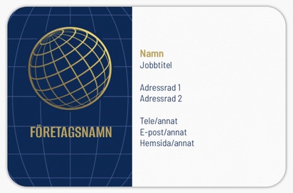 Förhandsgranskning av design för Designgalleri: Juridik & politik Visitkort med rundade hörn, Rundade Standard (85 x 55 mm)