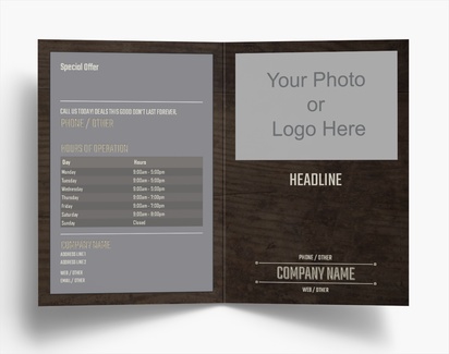 Design Preview for Design Gallery: Handyman Folded Leaflets, Bi-fold A6 (105 x 148 mm)