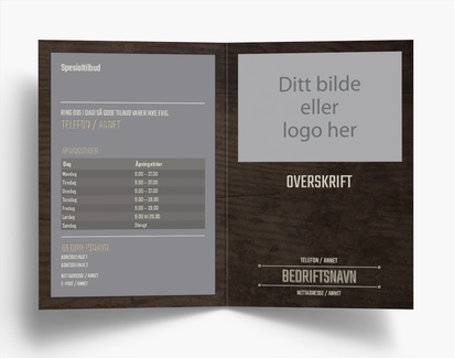 Forhåndsvisning av design for Designgalleri: Håndtverker Brosjyrer, 2-fløyet A6 (105 x 148 mm)