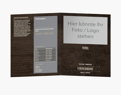 Designvorschau für Designgalerie: Falzflyer Retro, Einbruchfalz A4 (210 x 297 mm)