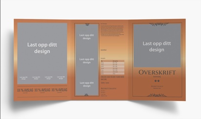 Forhåndsvisning av design for Designgalleri: Antikviteter Brosjyrer, 3-fløyet A4 (210 x 297 mm)
