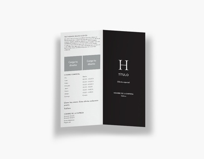 Vista previa del diseño de Galería de diseños de folletos plegados para finanzas y seguros, Díptico DL (99 x 210 mm)