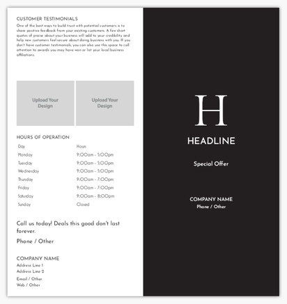 Design Preview for Design Gallery: Conservative Brochures, Bi-fold DL