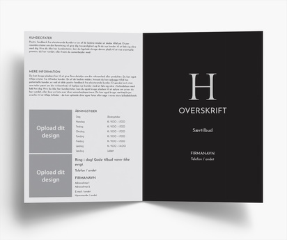 Forhåndsvisning af design for Designgalleri: Finans og forsikring Brochurer, Midterfals A5 (148 x 210 mm)