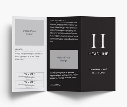 Design Preview for Design Gallery: Finance & Insurance Folded Leaflets, Z-fold DL (99 x 210 mm)