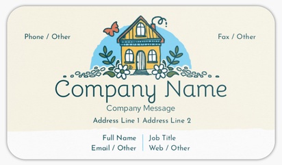 Design Preview for Fun & Whimsical Rounded Corner Business Cards Templates, Standard (3.5" x 2")