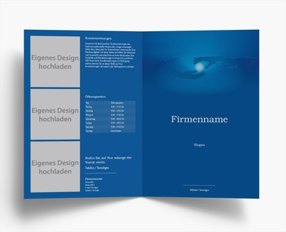 Designvorschau für Designgalerie: Falzflyer Religiös & Geistig, Einbruchfalz A4 (210 x 297 mm)