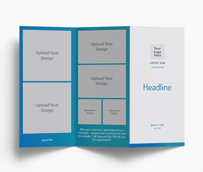 Design Preview for Design Gallery: Financial Planning Flyers & Leaflets, Z-fold DL (99 x 210 mm)