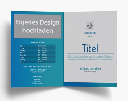 Designvorschau für Designgalerie: Falzflyer Buchhaltung & Steuer, Einbruchfalz A6 (105 x 148 mm)