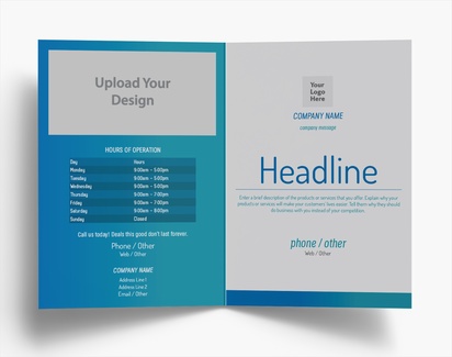 Design Preview for Design Gallery: Financial Planning Folded Leaflets, Bi-fold A6 (105 x 148 mm)