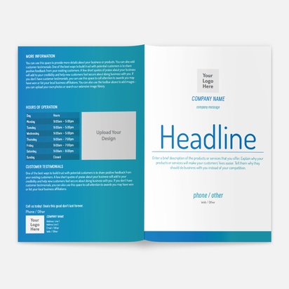 Design Preview for Design Gallery: Finance & Insurance Brochures, A5 Bi-fold