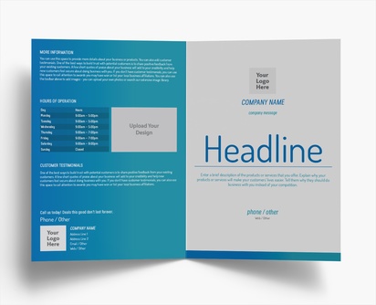 Design Preview for Design Gallery: Financial Planning Folded Leaflets, Bi-fold A4 (210 x 297 mm)