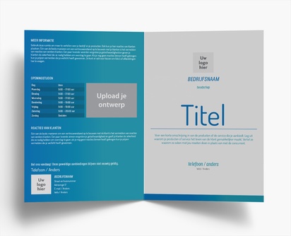 Voorvertoning ontwerp voor Ontwerpgalerij: Accountants en belastingadvies Folders, Tweeluik A4 (210 x 297 mm)