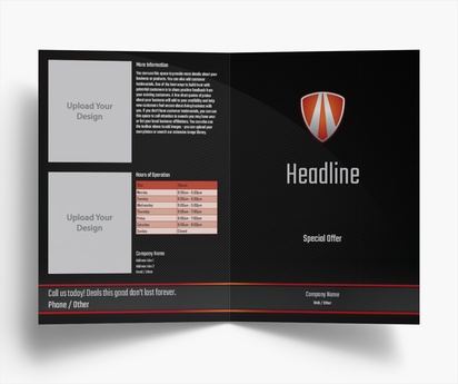Design Preview for Design Gallery: Car Services Folded Leaflets, Bi-fold A5 (148 x 210 mm)