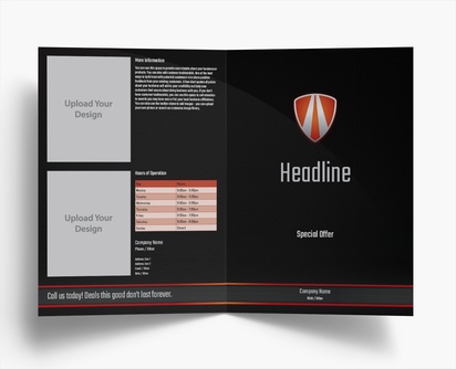 Design Preview for Design Gallery: Car Services Folded Leaflets, Bi-fold A4 (210 x 297 mm)