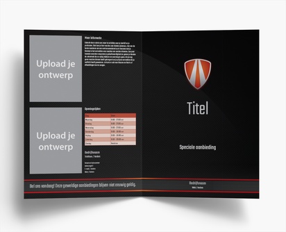 Voorvertoning ontwerp voor Ontwerpgalerij: Autoservices Folders, Tweeluik A4 (210 x 297 mm)