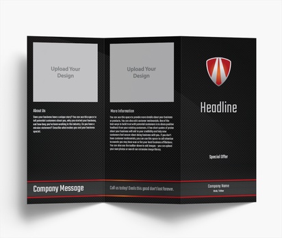 Design Preview for Design Gallery: Auto Dealers Folded Leaflets, Z-fold DL (99 x 210 mm)