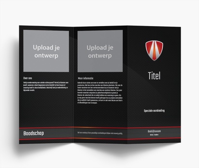 Voorvertoning ontwerp voor Ontwerpgalerij: Autoservices Folders, Zigzag DL (99 x 210 mm)