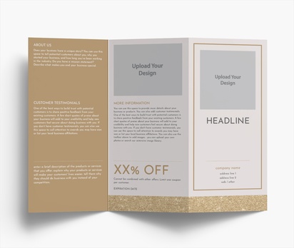 Design Preview for Design Gallery: Skin Care Folded Leaflets, Z-fold DL (99 x 210 mm)