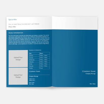 Design Preview for Design Gallery: Brochures, A5 Bi-fold