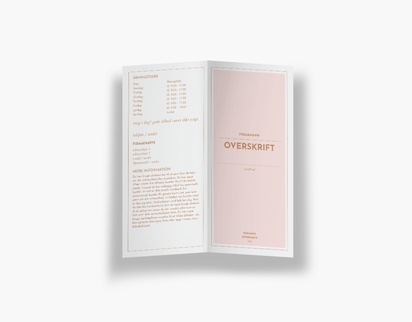 Forhåndsvisning af design for Designgalleri: Brochurer, Midterfals DL (99 x 210 mm)