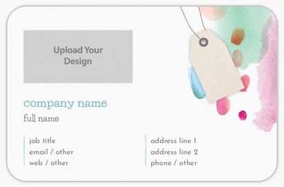 Design Preview for Design Gallery: Gift & Party Shops Rounded Corner Business Cards, Rounded Standard (85 x 55 mm)