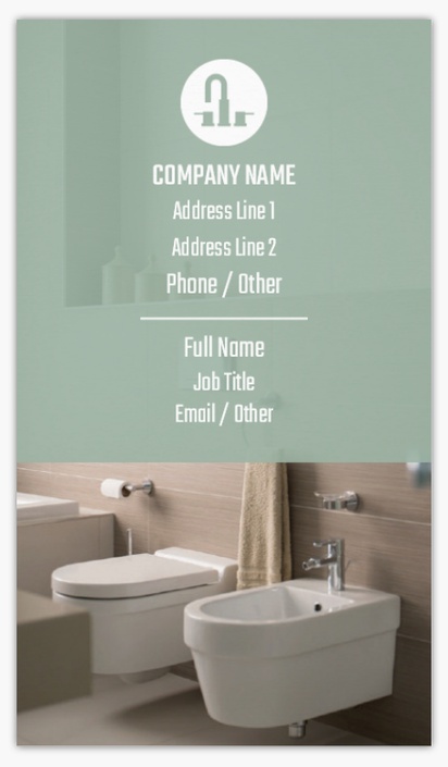 Design Preview for Design Gallery: Kitchen & Bathroom Matte Visiting Cards, Standard (89 x 51 mm)