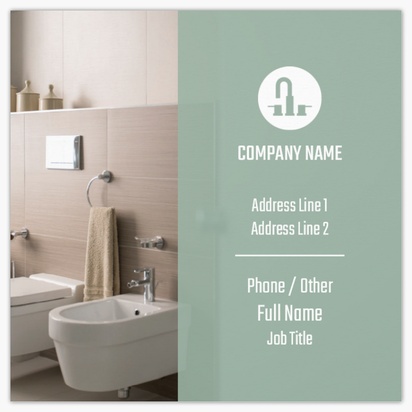Design Preview for Design Gallery: Kitchen & Bathroom Remodelling Square Business Cards