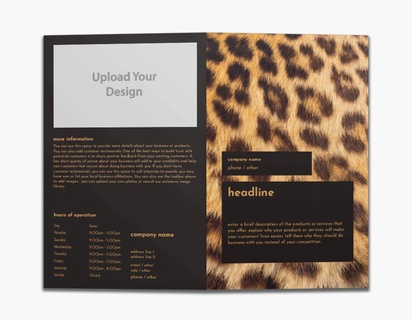 Design Preview for Design Gallery: Clothing Custom Brochures, 8.5" x 11" Bi-fold