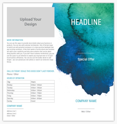 Design Preview for Design Gallery: Art & Entertainment Brochures, Bi-fold DL