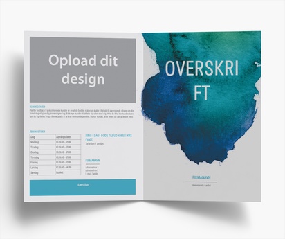 Forhåndsvisning af design for Designgalleri: Fed og farverig Brochurer, Midterfals A5 (148 x 210 mm)