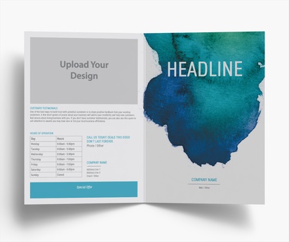 Design Preview for Design Gallery: Art & Entertainment Folded Leaflets, Bi-fold A5 (148 x 210 mm)