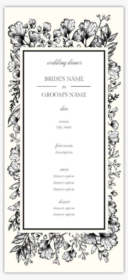 A hochzeit einladung svatební pozvání white gray design for Floral